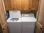 In-unit washer and dryer. Located in den bedroom closet. 